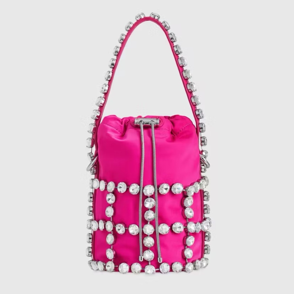 Rebecca Minkoff | Rhinestone Cage Bucket Bag